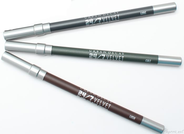 Urban Decay 24/7 Velvet GlideOn Eye Pencils