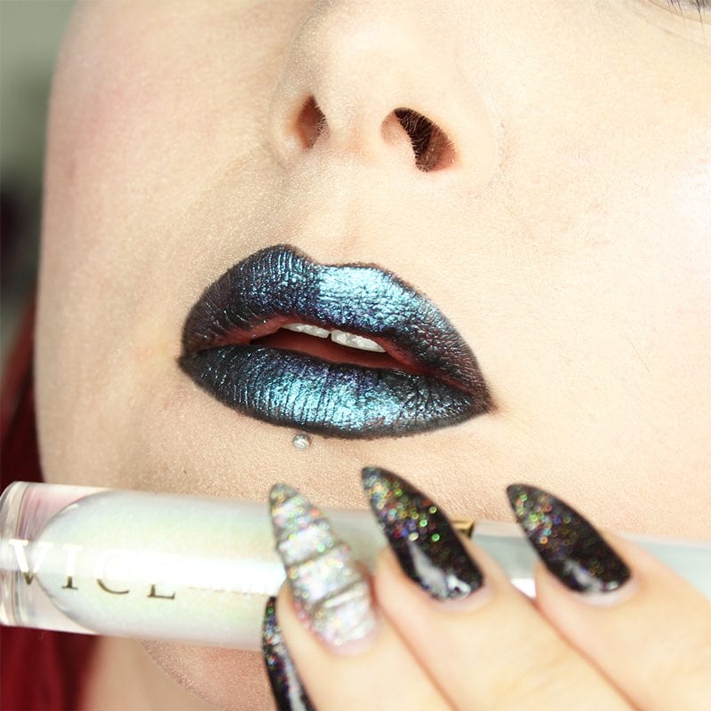 Urban Decay Vice Special Effects Lip Topcoat Lip Swatch