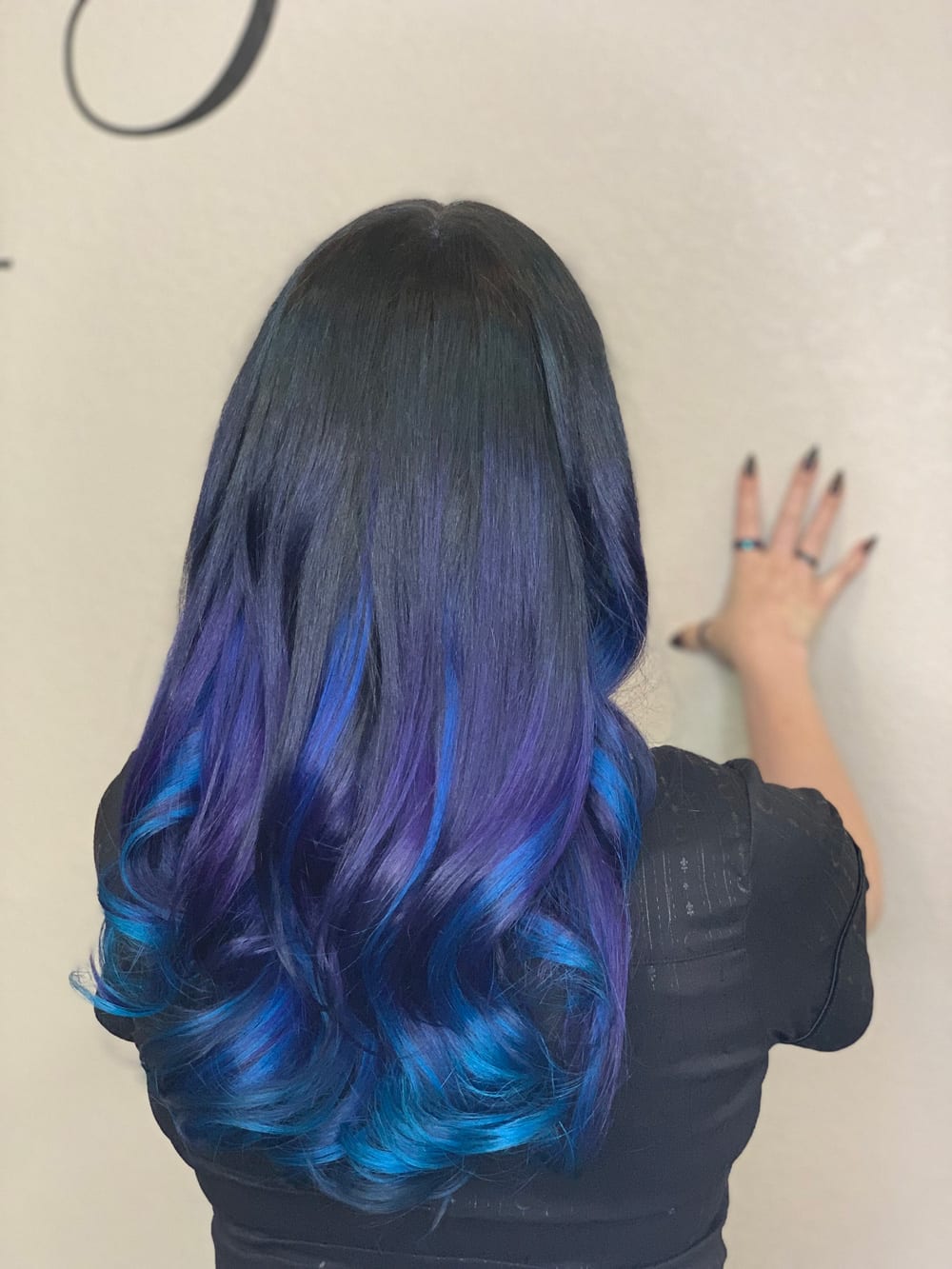 Pulp Riot Noir, Jam, Nirvana Hair Black Purple & Blue hair