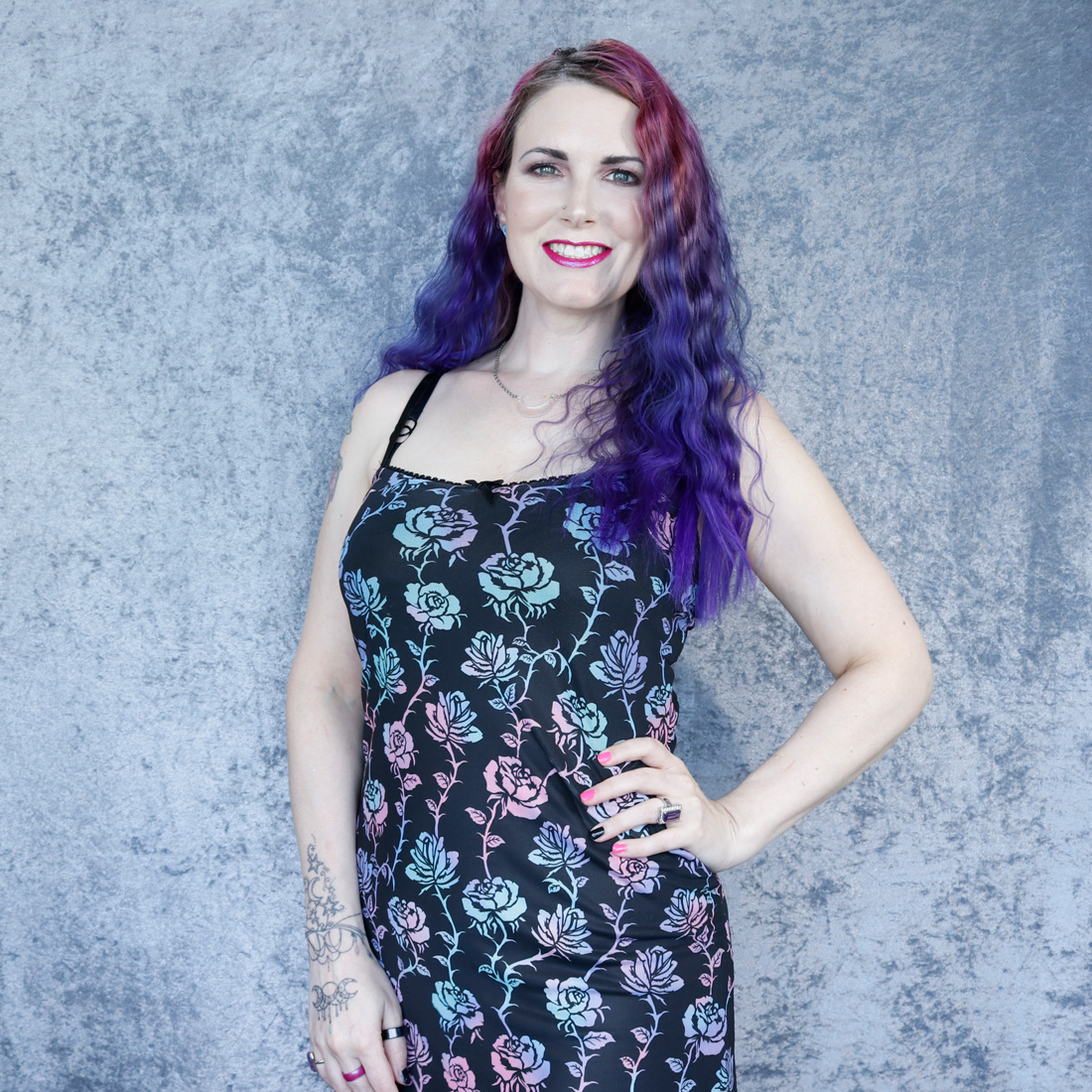 Pastel Goth Summer Dress my summer surprise party look