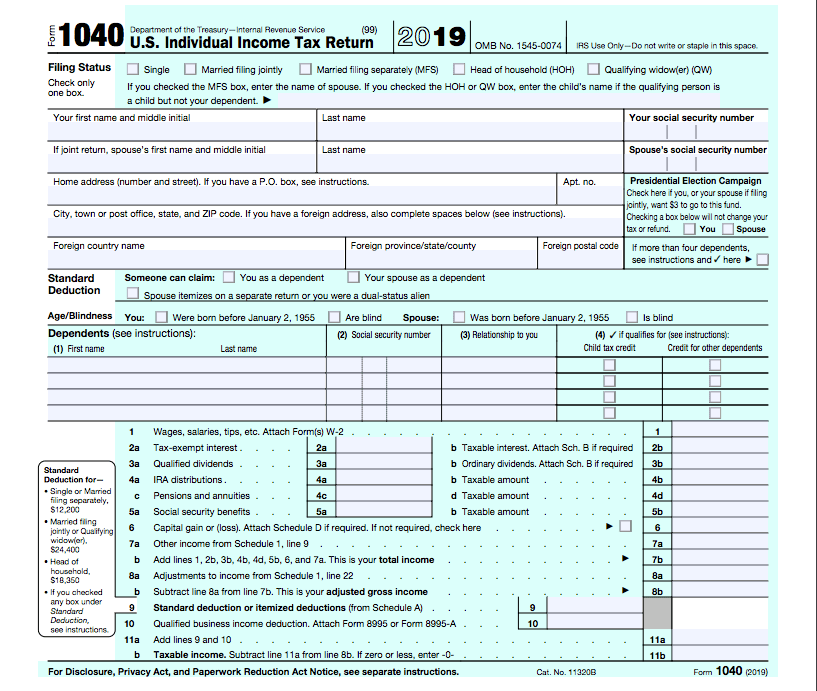 The internal revenue service (irs) makes the forms you need to have when filing your taxes available over the internet. Total Income Form 1040 Decoded Physician Finance Basics