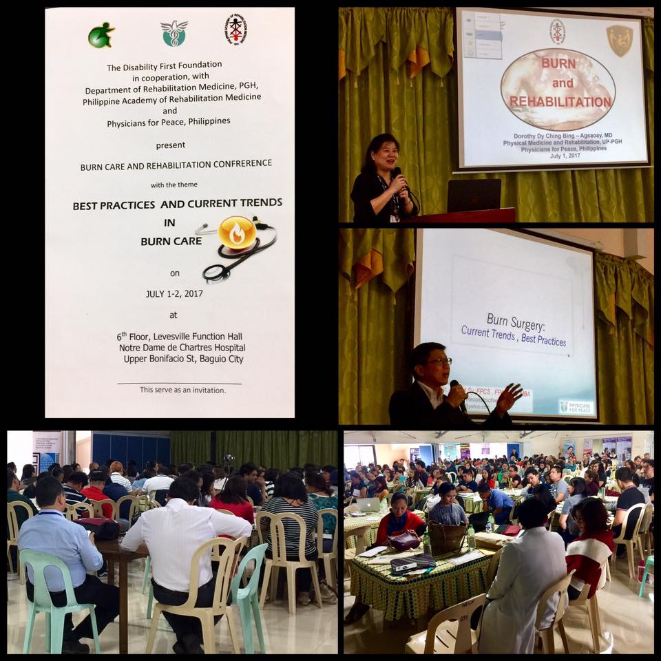 Burn Care and Rehab Conference in Baguio City Physicians for Peace Philippines