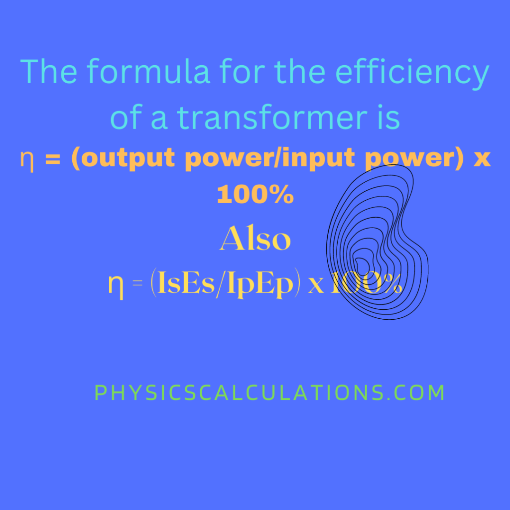Efficiency of a Transformer
