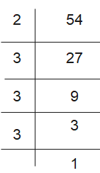 Factors of 54 | Prime Factorization of 54 - physicscatalyst's Blog