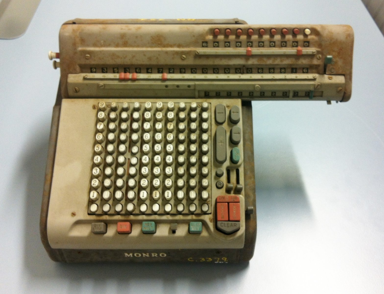 Monromatic calculator Physics Museum The University of Queensland