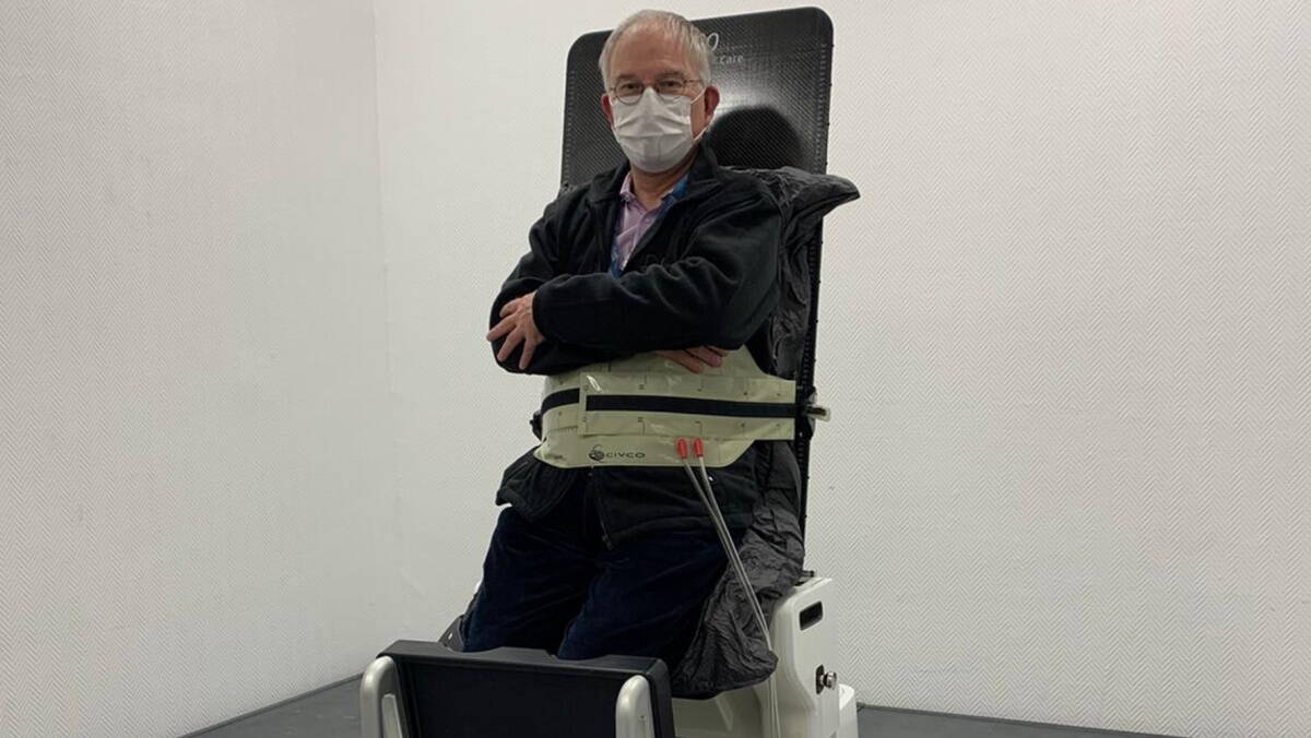Patient positioning chair paves the way for upright radiotherapy