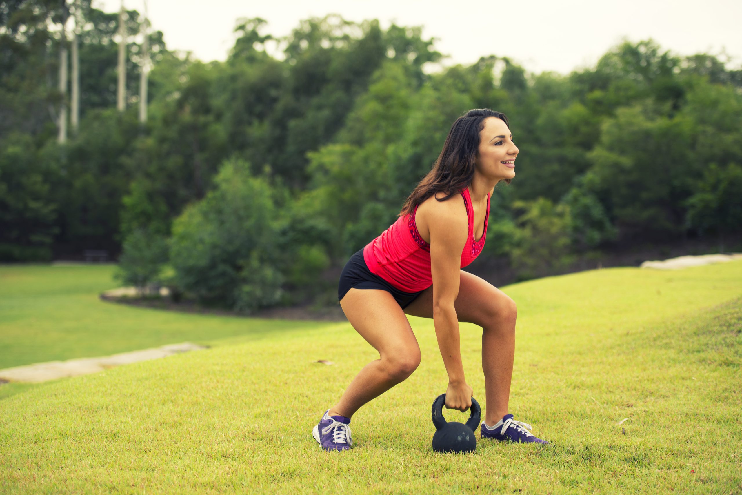Fitness Girl Working Out In The Park PhysioWorks!