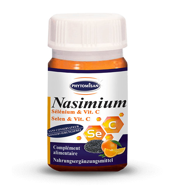Selenium food supplement capsules Phytomisan