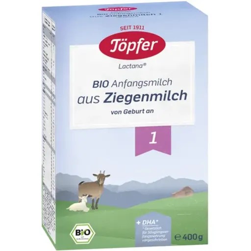 Töpfer Organic Starter Formula 1 Based on Goat's Milk, 400 g Piccantino