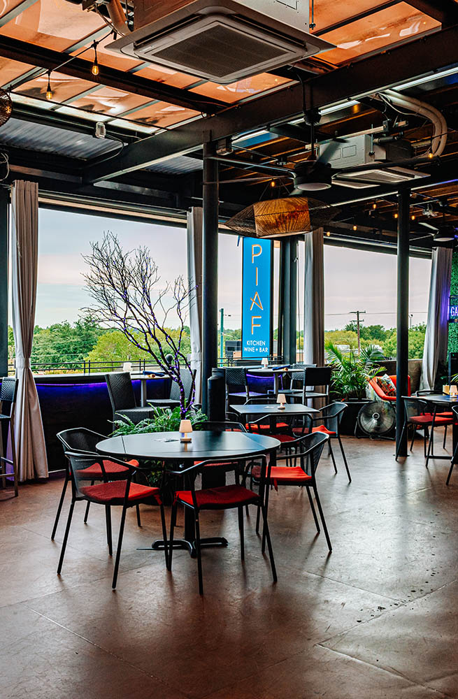 Chic Rooftop Bar & Patio The Perch at PIAF