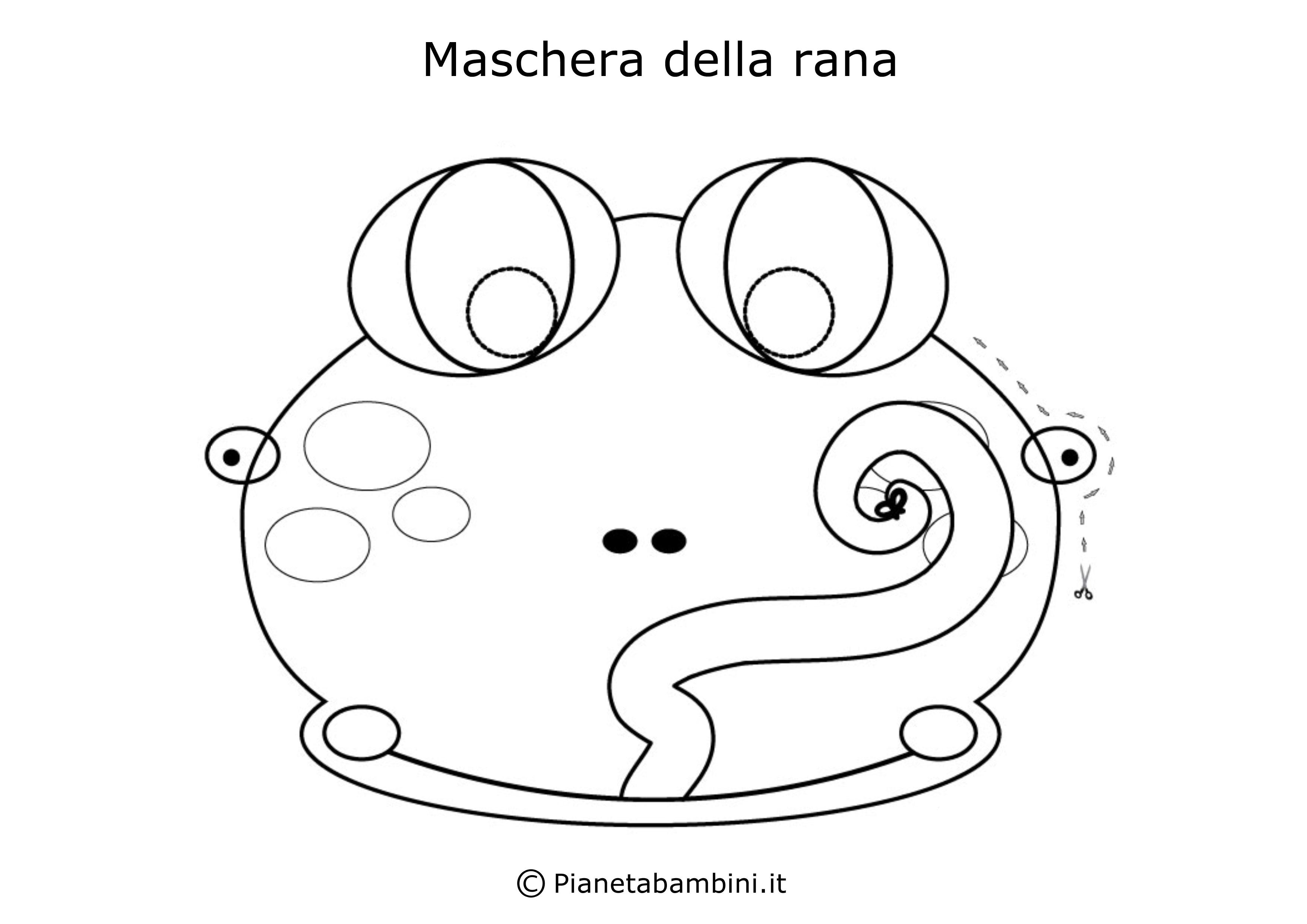 65 Maschere di Carnevale da Colorare e Ritagliare