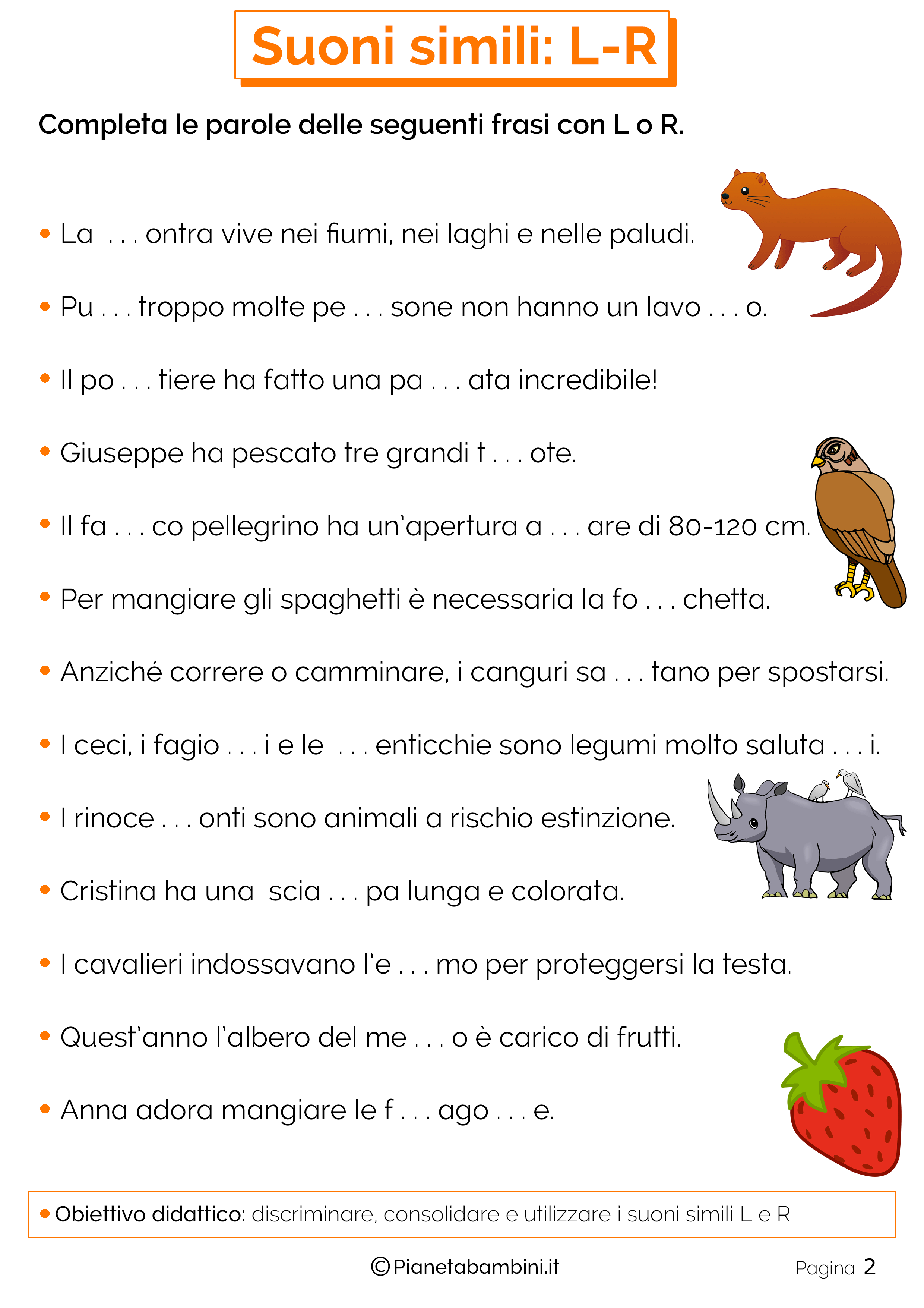 Schede Didattiche su LR da Stampare