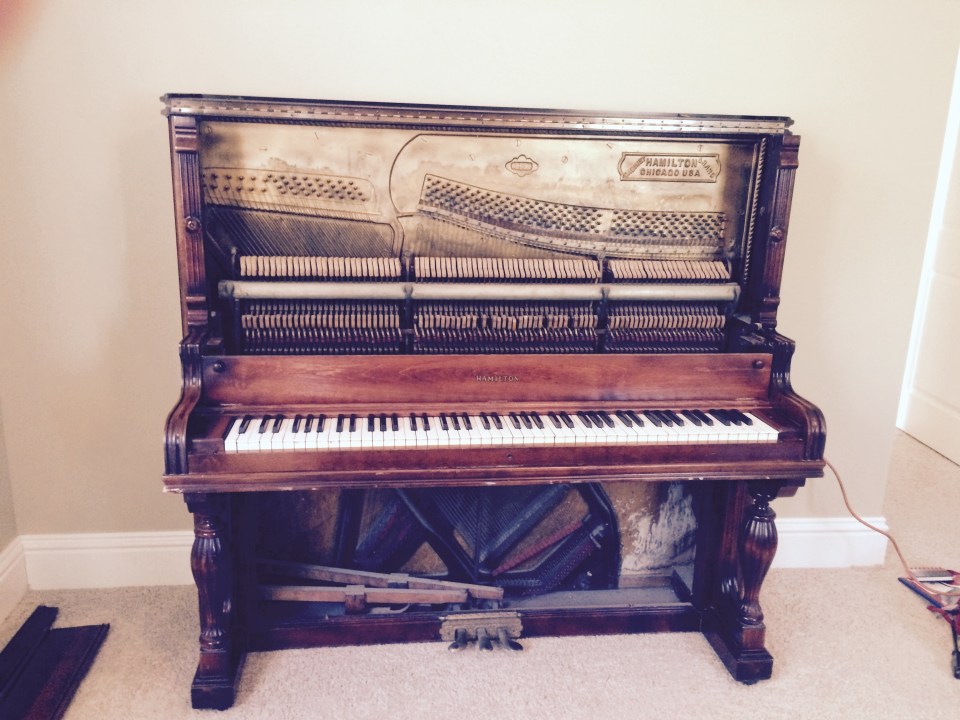 Hamilton Upright Grand Piano Roy Ratigan Piano Tuner