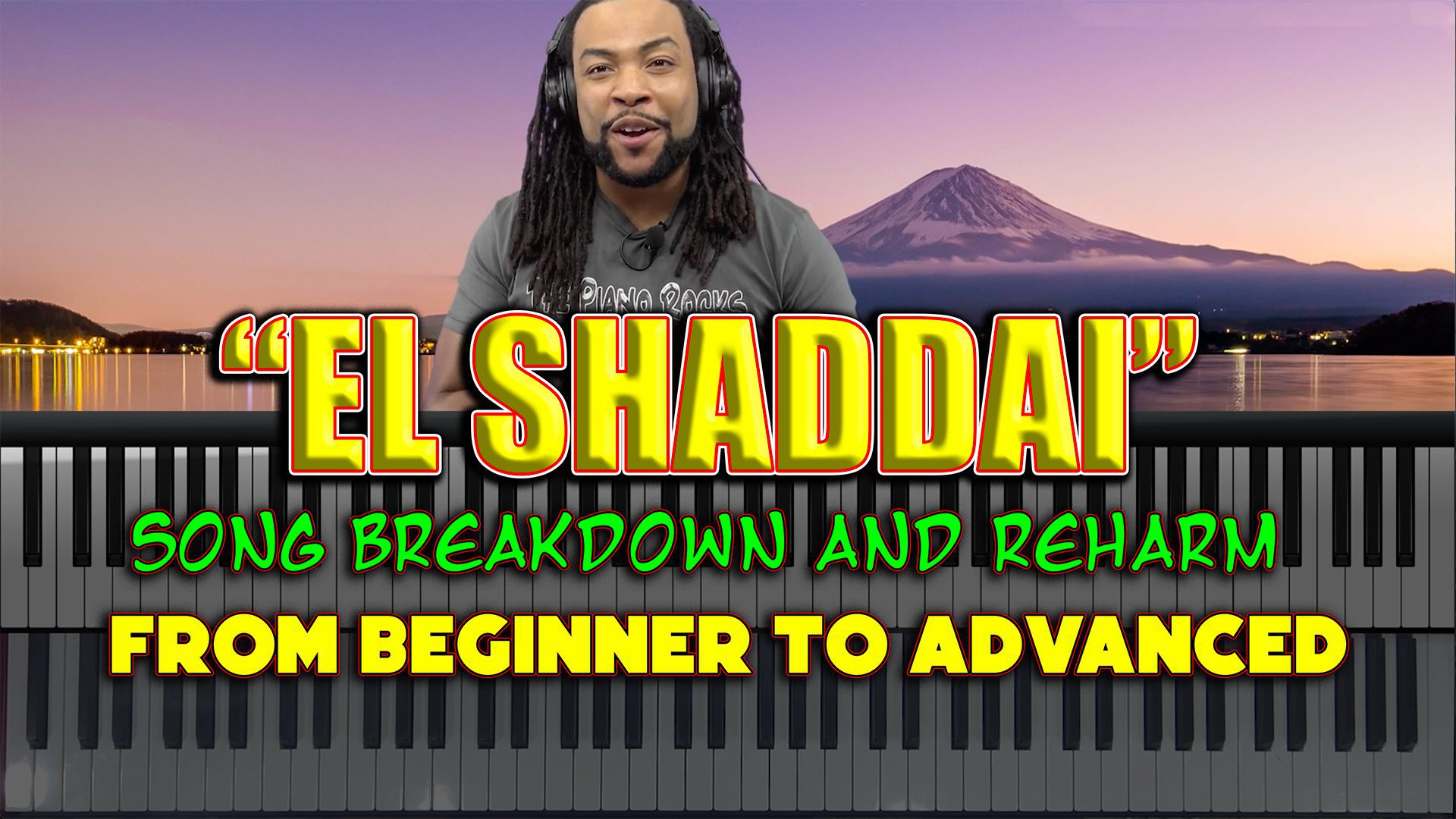 El Shaddai Key of F Piano Lesson With Warren