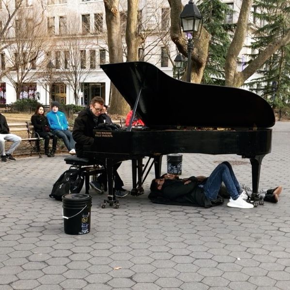 New York pianos Public Pianos