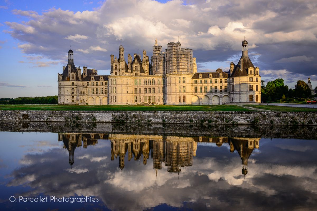 Image du jour coucher de soleil sur Chambord • Pour Info
