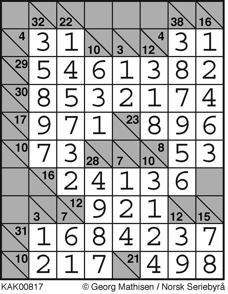 Kakuro PIBfeatures