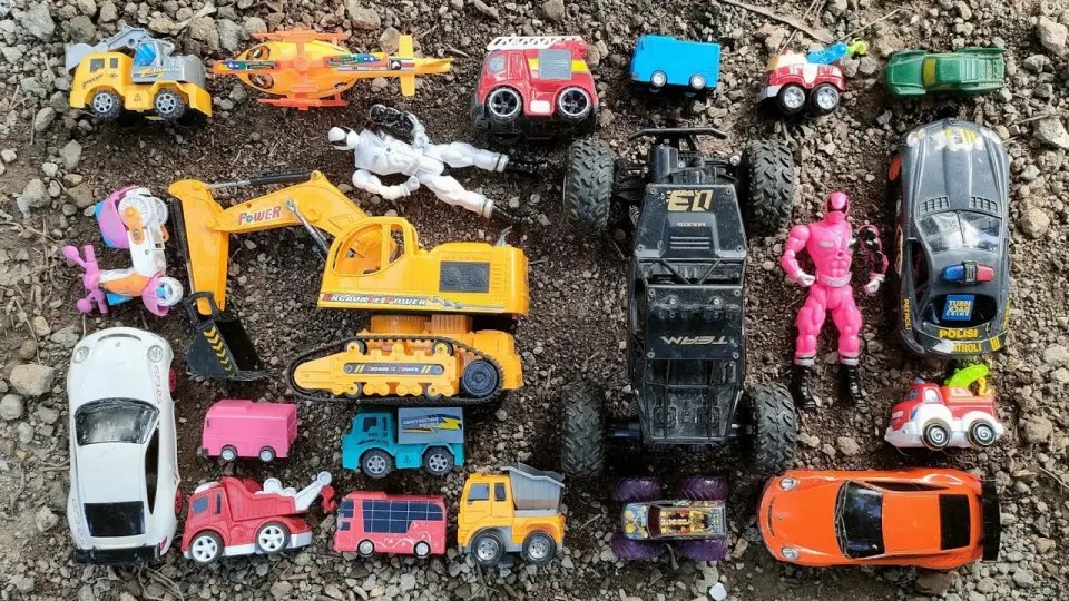 Mencari Mainan Anak Excavator, Mobil Balap, Super Power, Mobil Pemadam Kebakaran, Mobil Derek - Bilibili