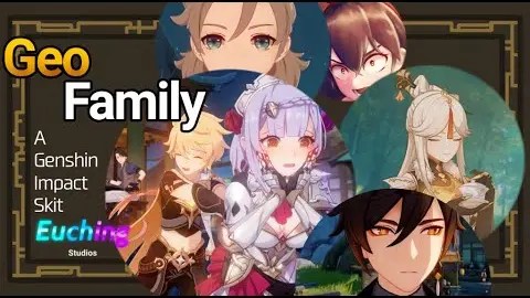 Geo Family Part 1 A Guest Genshin Impact Skit Bilibili