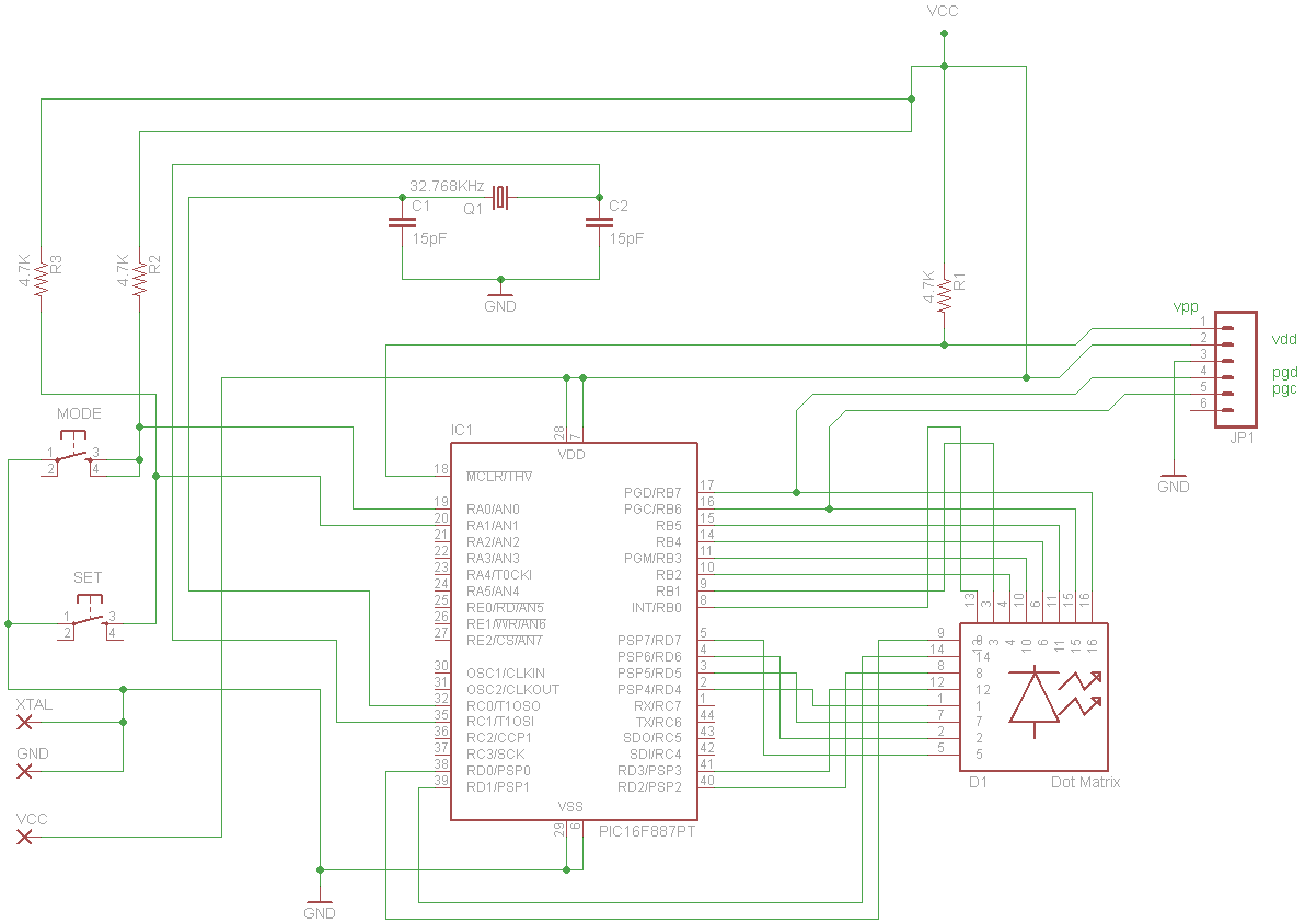 Making your own Digital Clock using PIC16F887