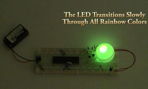 RGB LED Controller using PIC18F452