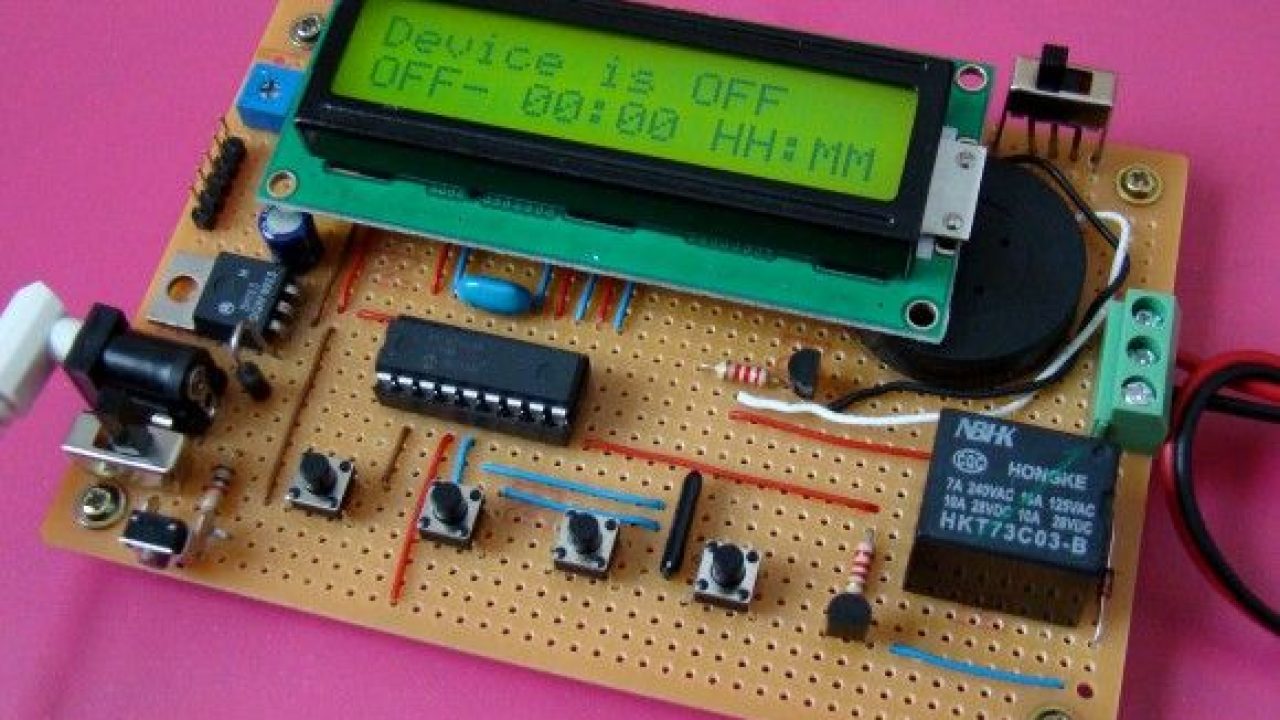 Digital Timer Schematic Diagram