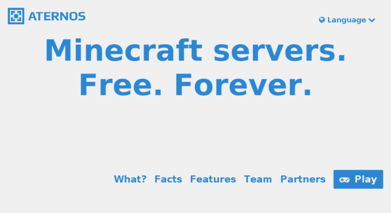 Aternos Minecraft servers. Free. Forever.
