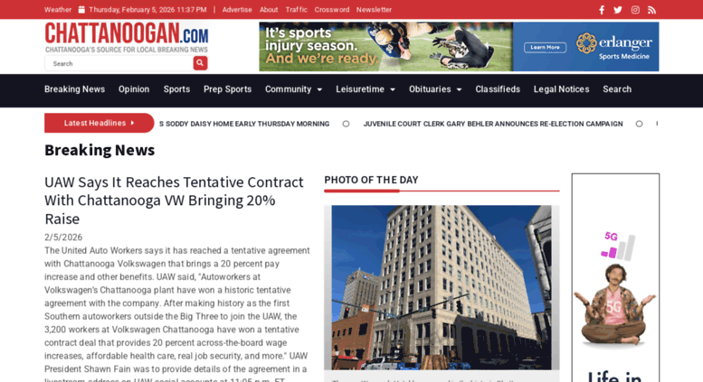 Access Breaking News