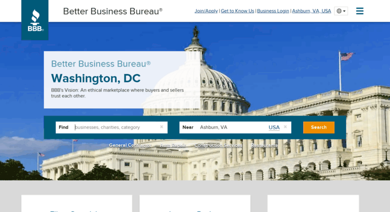 Access BBB Start with Trust® Washington, DC