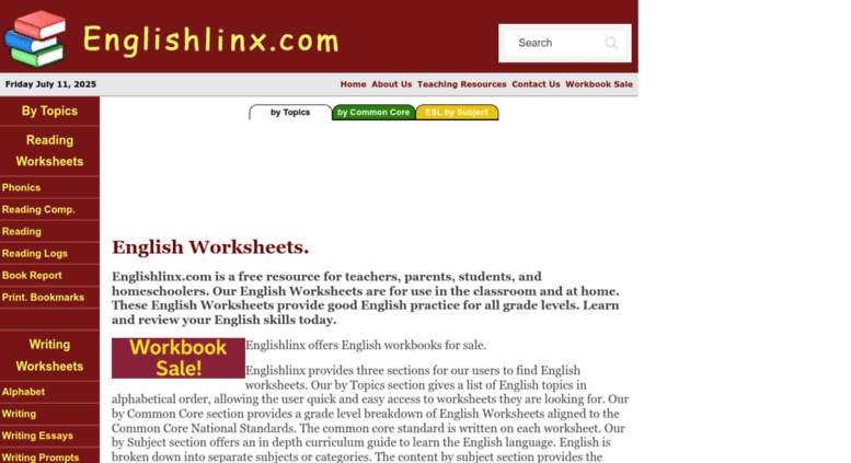 Access English Worksheets