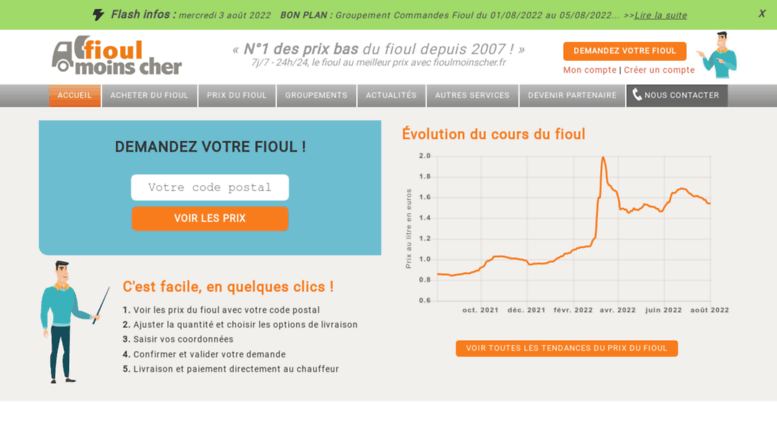 Access Fioulmoinscher Com Fioul Domestique Achat Vente De Fuel