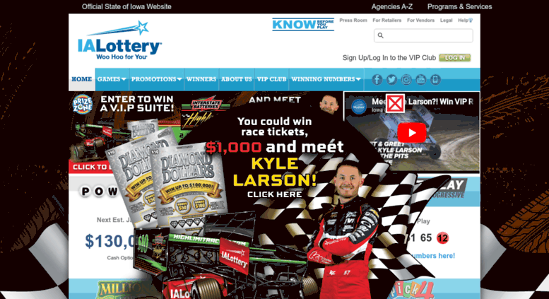 Access Iowa Lottery › Iowa Lottery Home Page
