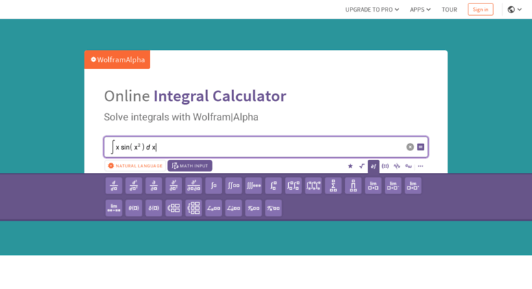 Wolfram Alpha Online Integral Calculator Amtframe.co