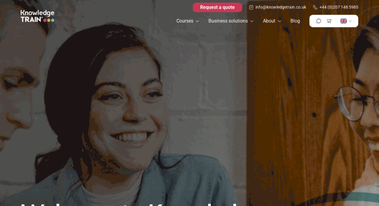 Access knowledgetrain.co.uk. Project Management Courses And