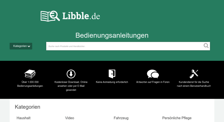Bedienungsanleitungen Kostenlos Downloaden