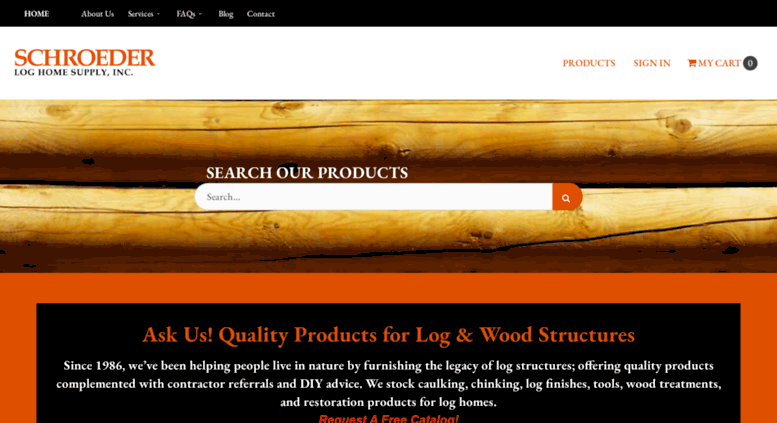 Access Log Home Supplies & Log Home Restoration Products