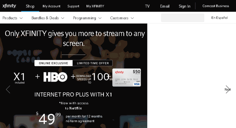 Access XFINITY® TV, Phone & Home Security