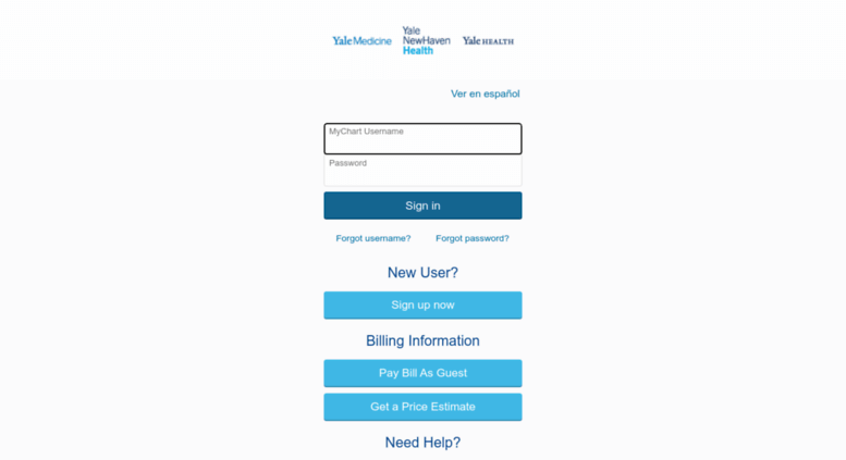 Access MyChart Login Page