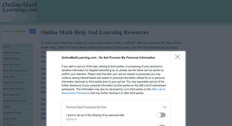 Access Online Math Help & Learning