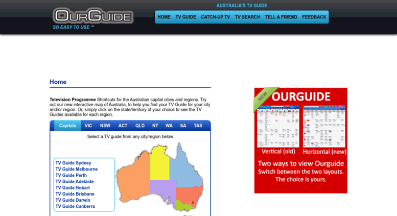 Access TV Guide from Australia's TV
