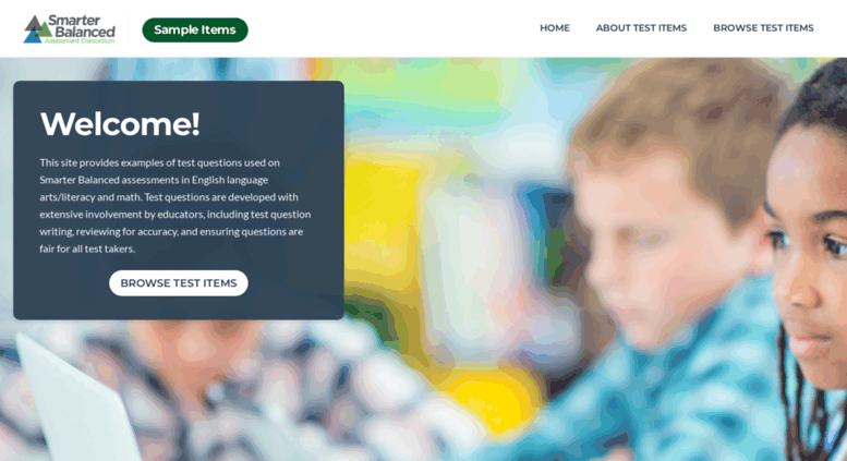 Access Home Page Smarter Balanced