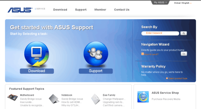 Official Support ROG Global Asus