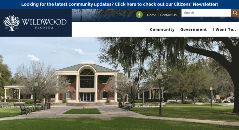 Access wildwoodfl.gov. Wildwood Home Page Wildwood Florida