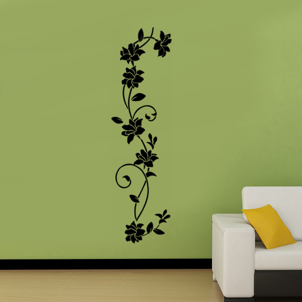 Vinyl Removable Flowers Vine Wall Sticker Mural Decal Home Living Room