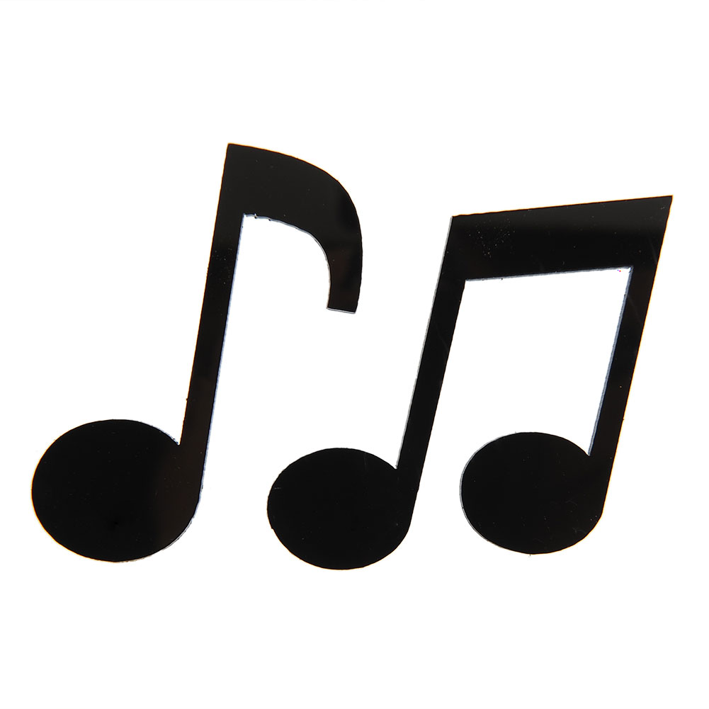 Acrylic Music Note Wall Sticker Notes Mural Decal Home Room Art Multi