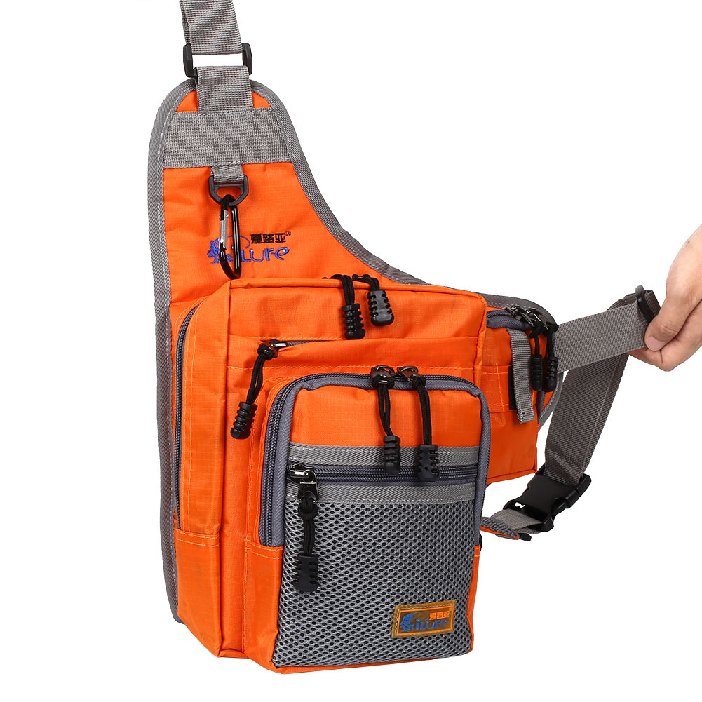 Fishing Tackle Bag Pack Multifunctional Waterproof Waist Lure Storage