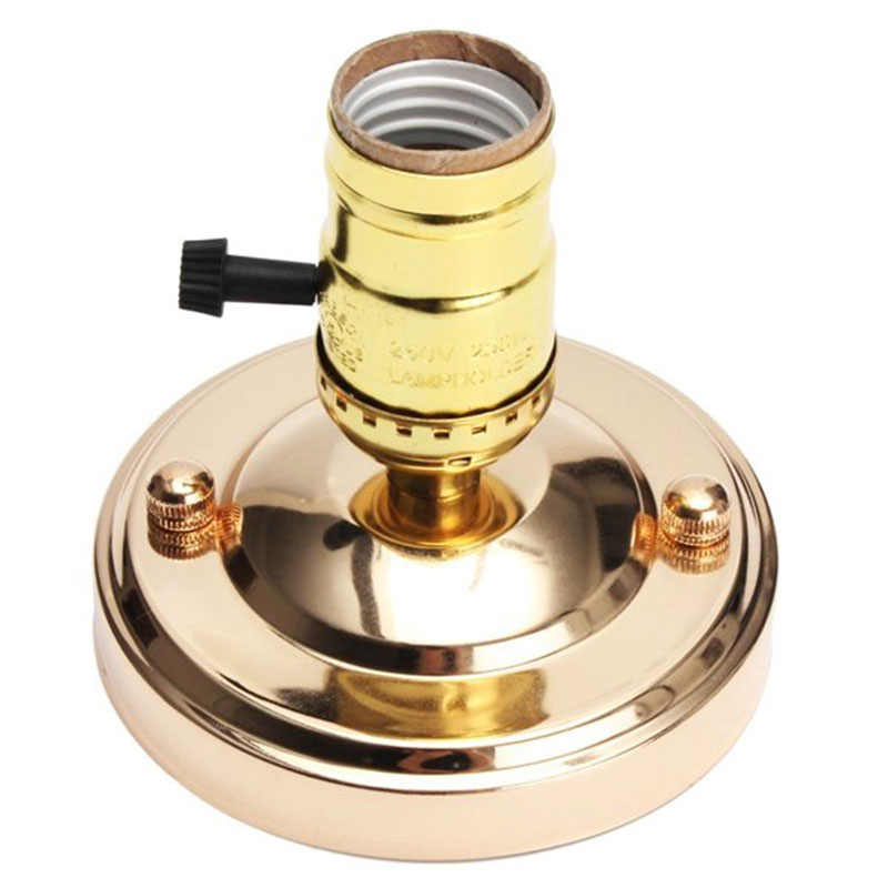 E26/E27 Vintage Retro Antique Bulbs Lamp Holder Base Socket with Switch