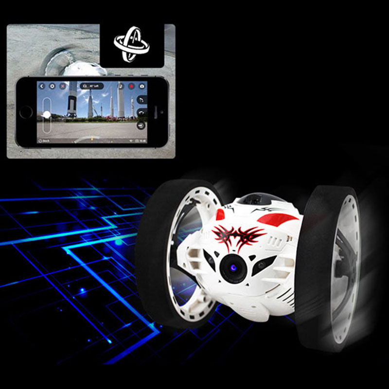PEG SJ88 2.4Ghz WIFI Remote Control 1.0MP Camera Bounce Car Flexible