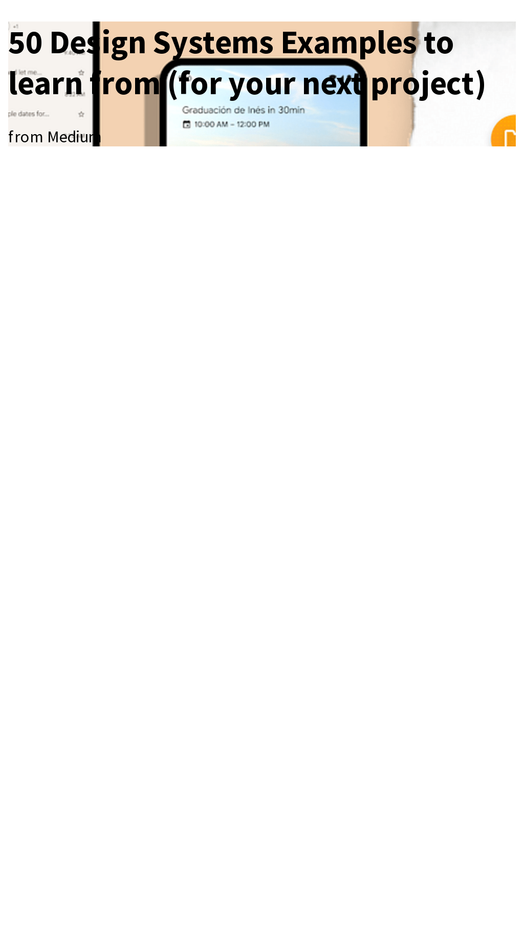 50 Design Systems Examples to learn from (for your next project) UX