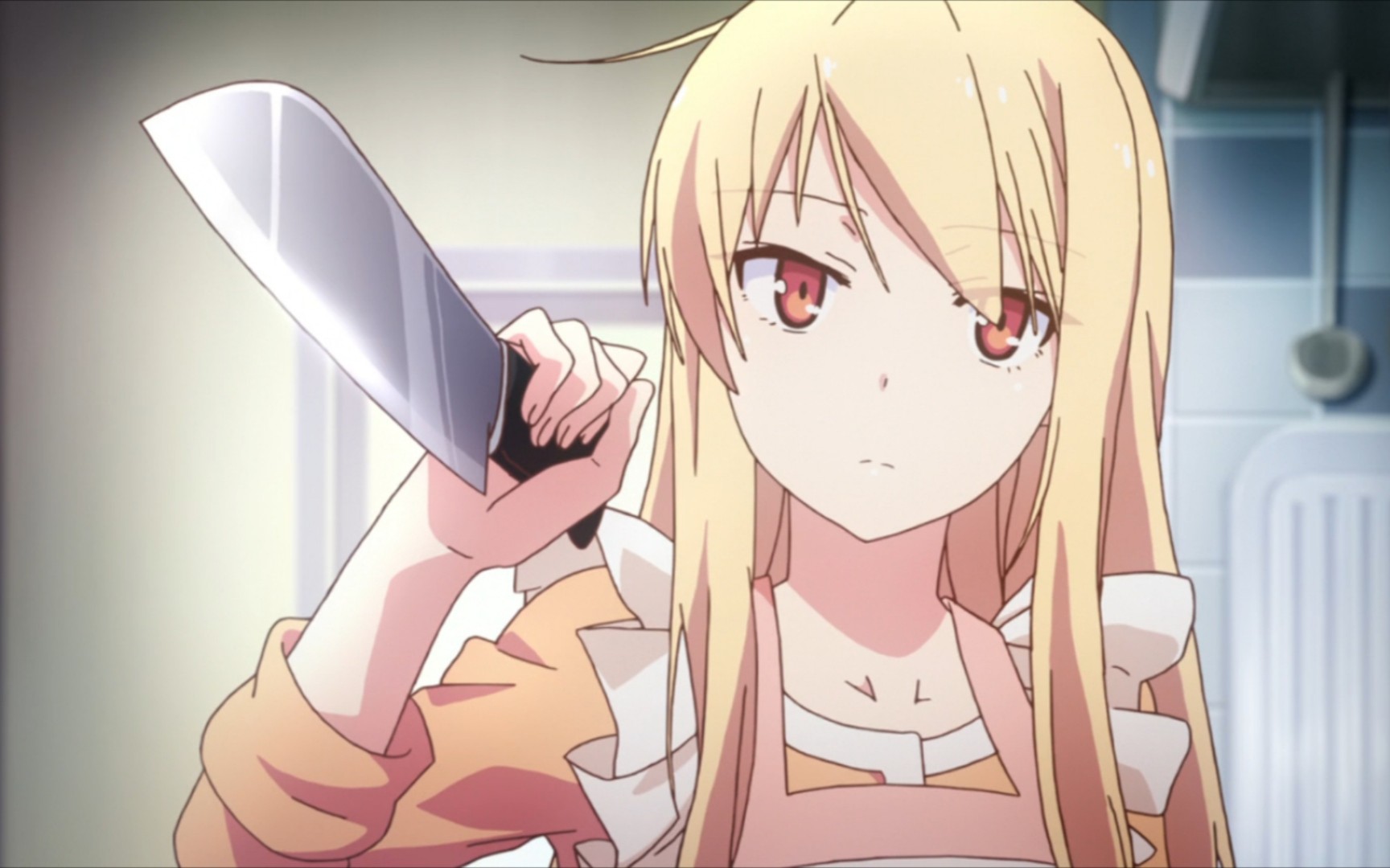 Anime Girl With A Knife
